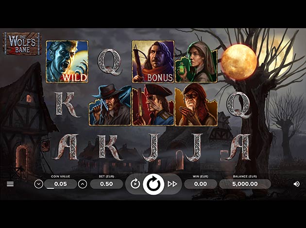  The Wolfs Bane mobile slot game screenshot image
