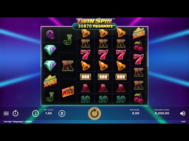  Twin Spin Megaways mobile slot game screenshot image