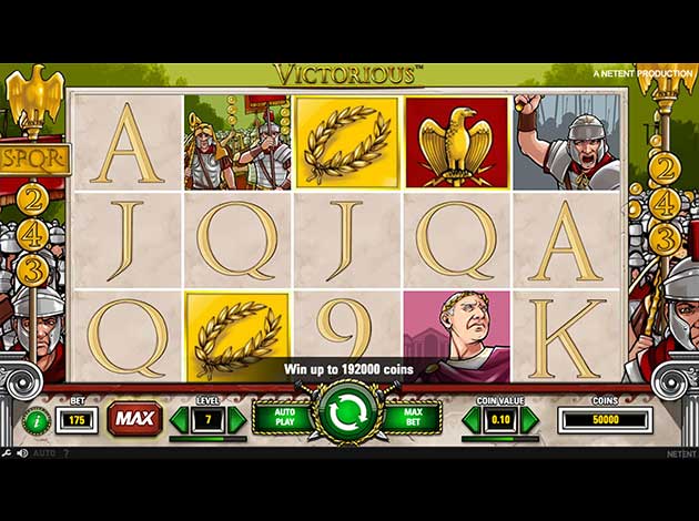  Victorious Max mobile slot game screenshot image