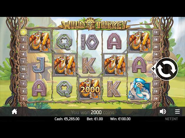 Wild Turkey Slot game mobile screenshot image