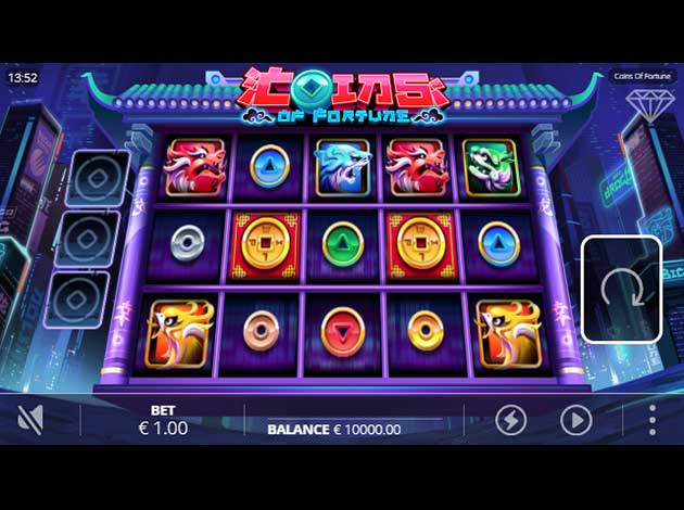Coins Of Fortune mobile slot game screenshot image
