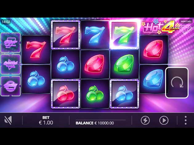 Hot 4 Cash mobile slot game screenshot image
