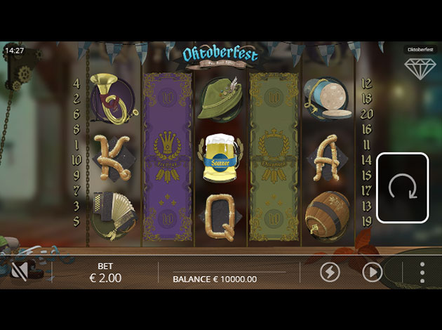 Oktoberfest mobile slot game screenshot image