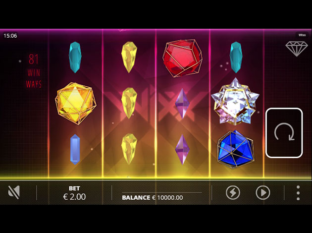 Wixx mobile slot game screenshot image
