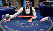  Blackjack Azure D Live Casino Screenshot Image