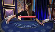  Blackjack Azure H Live Casino Screenshot Image