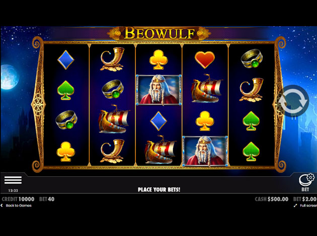  Beowulf mobile slot game screenshot image
