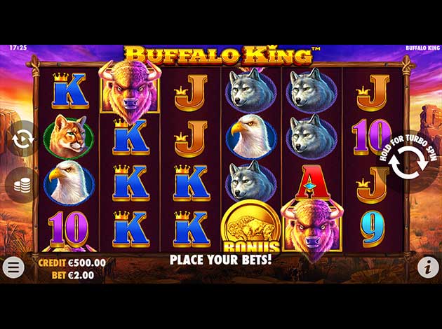  Buffalo King mobile slot game screenshot image