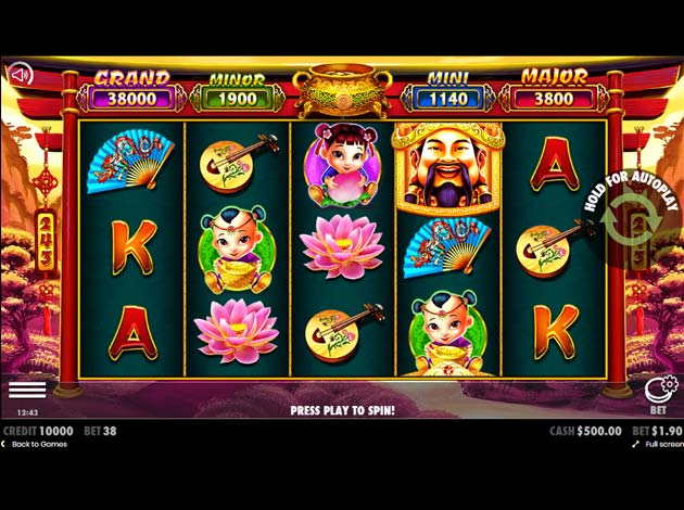  Caishen's Gold mobile slot game screenshot image