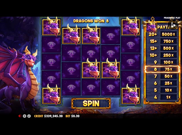  Drago - Jewels of Fortune mobile slot game screenshot image