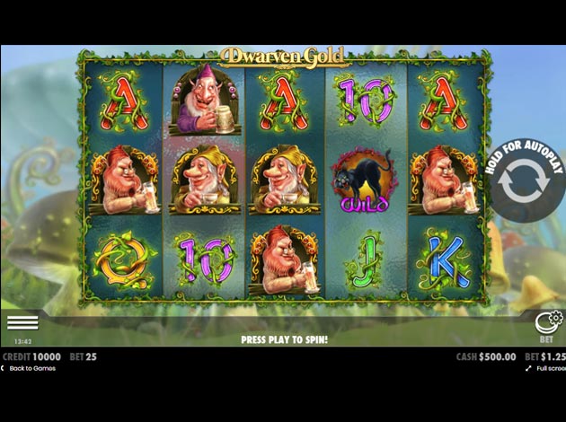  Dwarven Gold mobile slot game screenshot image