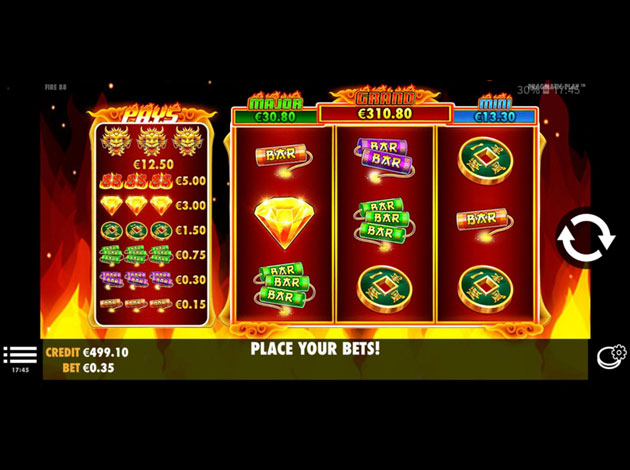  Fire 88 mobile slot game screenshot image