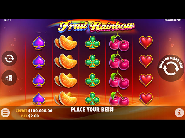  Fruit Rainbow mobile slot game screenshot image