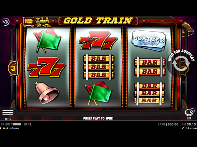  Gold Train mobile slot game screenshot image