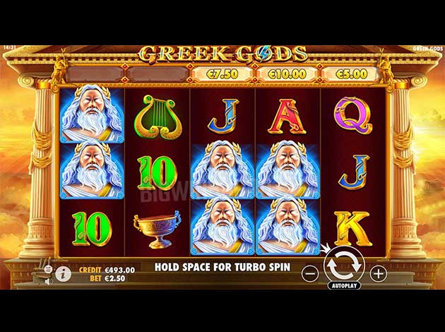  Greek Gods mobile slot game screenshot image