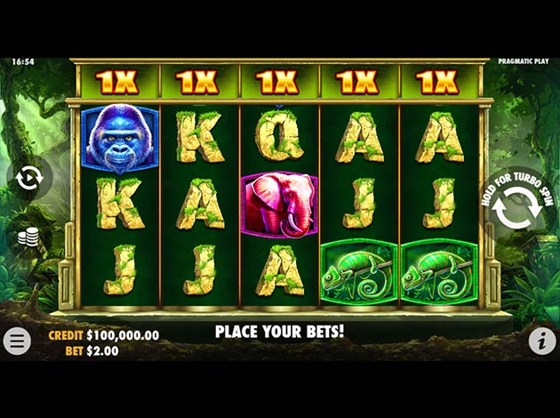  Jungle Gorilla mobile slot game screenshot image