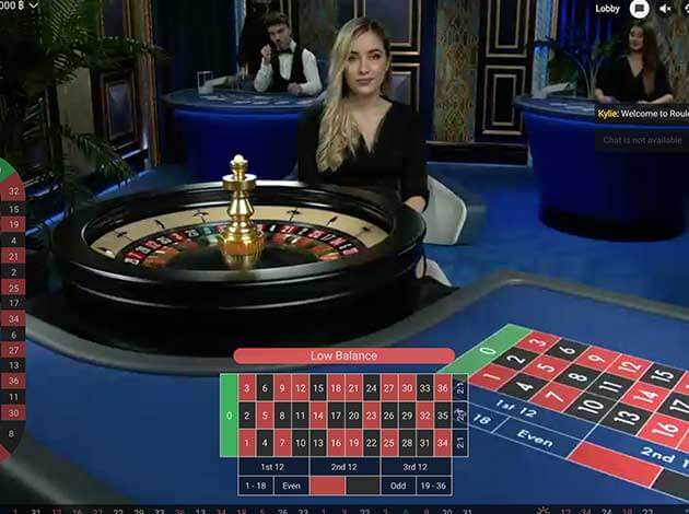  Roulette Azure Live Casino mobile screenshot Image