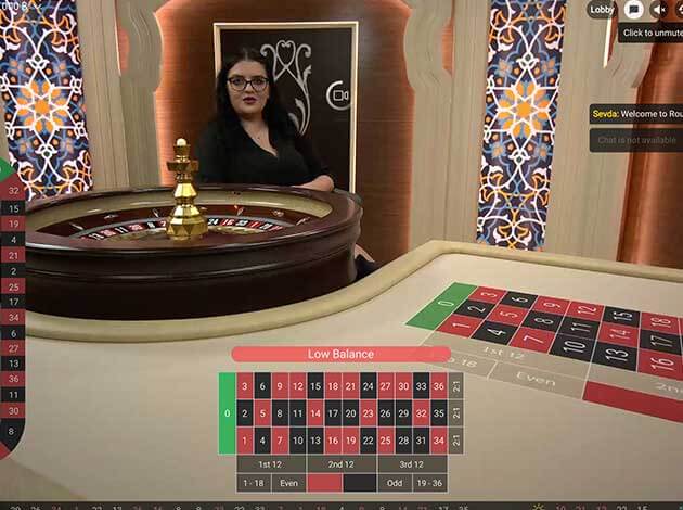  Roulette Turkey Live Casino mobile screenshot Image