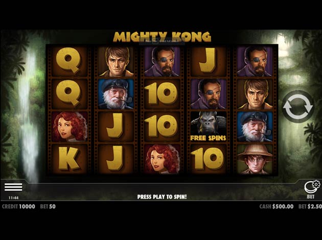  Mighty Kong mobile slot game screenshot image