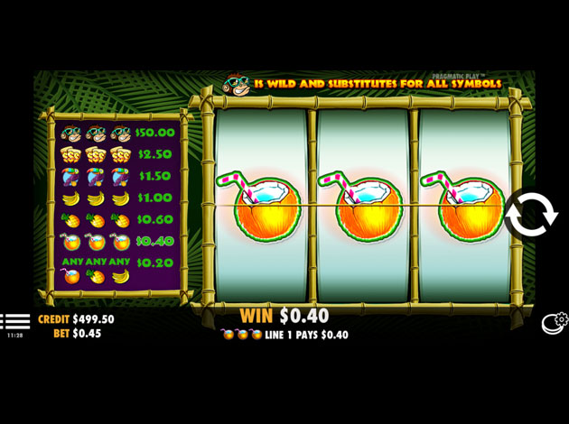  Monkey Madness mobile slot game screenshot image