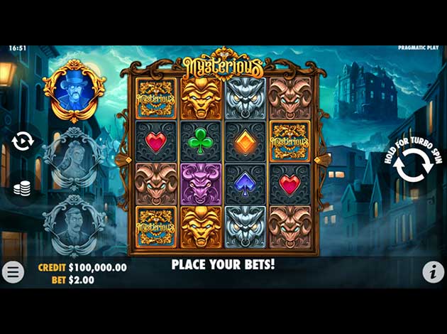  Mysterious mobile slot game screenshot image