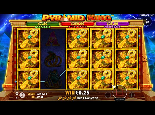  Pyramid King mobile slot game screenshot image