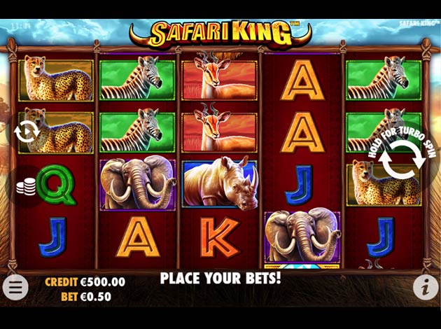  Safari King mobile slot game screenshot image