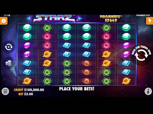  Starz MegaWays mobile slot game screenshot image