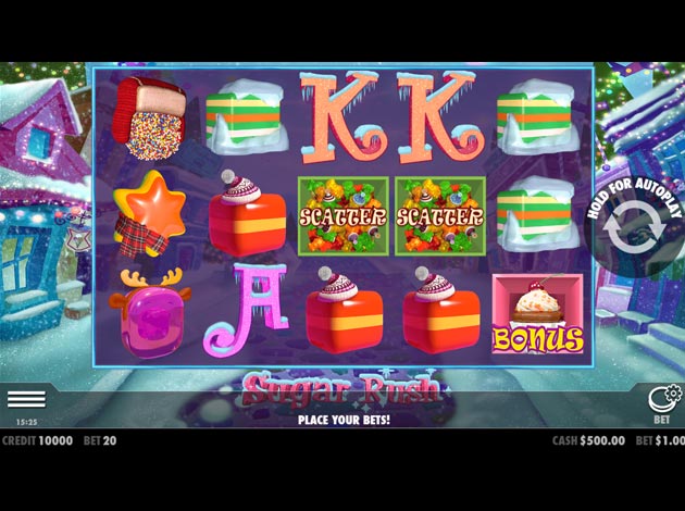  Sugar Rush Winter mobile slot game screenshot image