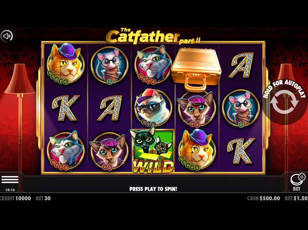  The Catfather 2 mobile slot game screenshot image