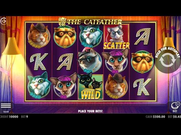  The Catfather mobile slot game screenshot image