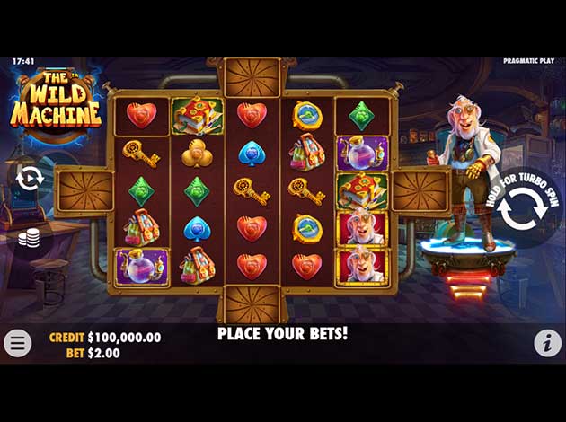  The Wild Machine mobile slot game screenshot image