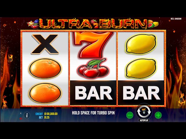  Ultra Burn mobile slot game screenshot image