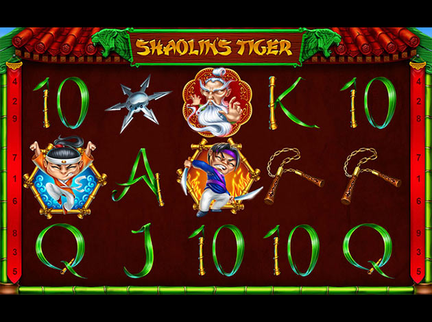  Shaolin's Tiger mobile slot game screenshot image