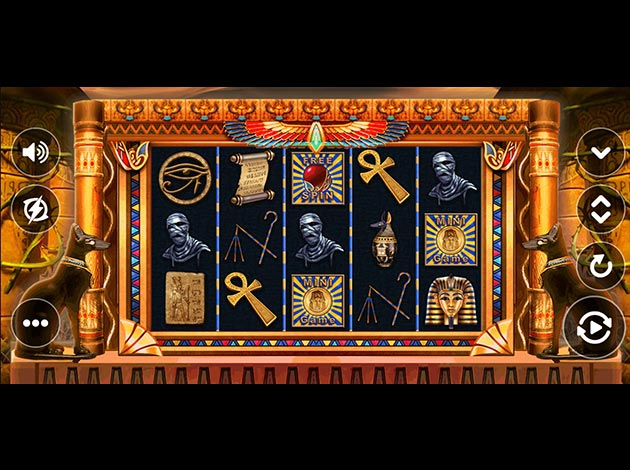 Ancient Egypt mobile slot game screenshot image