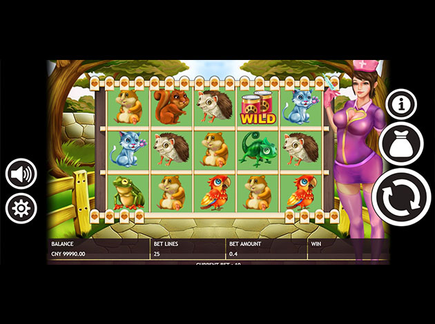 Baby Pet mobile slot game screenshot image