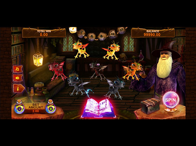 Book of Dragons mobile slot game screenshot image