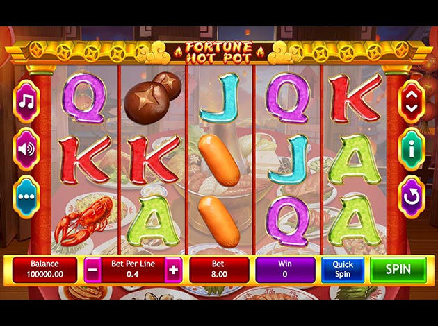 Fortune Hot Pot mobile slot game screenshot image