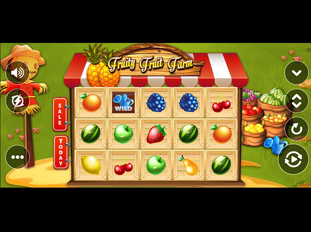 Fruity Fruit Farm mobile slot game screenshot image