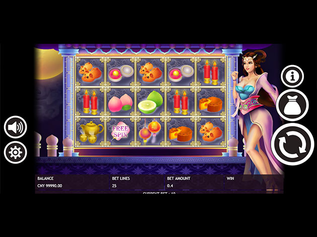 Full Moon Festival mobile slot game screenshot image