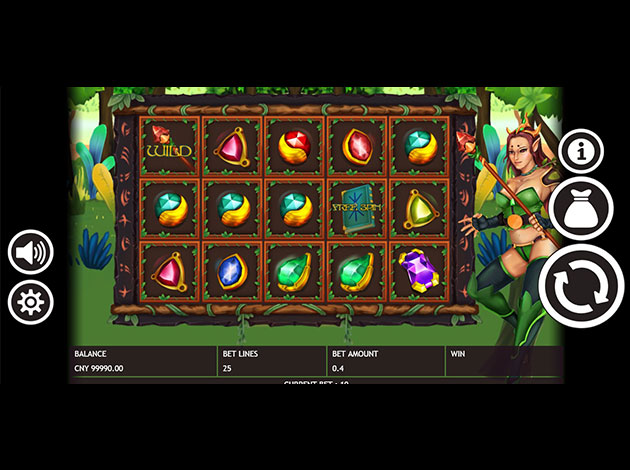 Gemstone Legend mobile slot game screenshot image