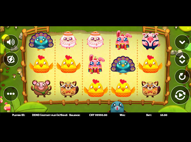 Kawaii Pets mobile slot game screenshot image