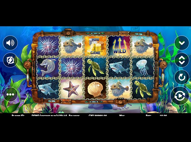 Sea World mobile slot game screenshot image