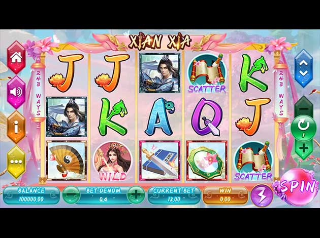 Xian Xia mobile slot game screenshot image