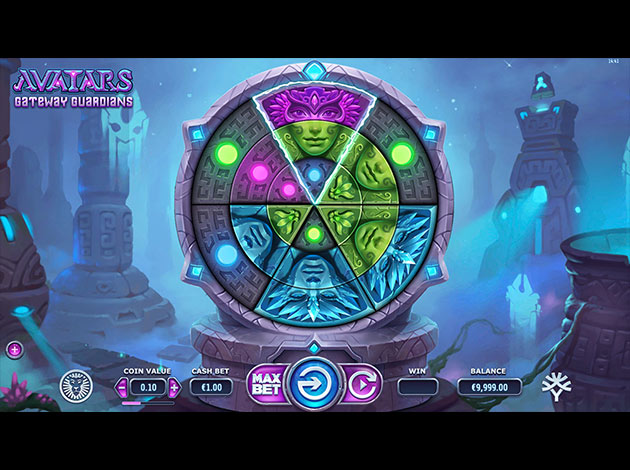 Avatars Gateway Guardians mobile slot game screenshot image
