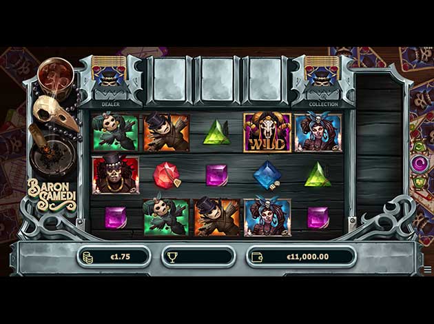 Baron Samedi  mobile slot game screenshot image