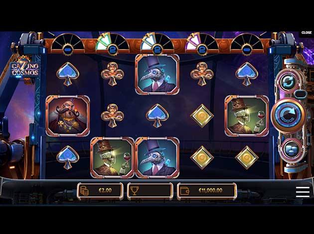 Cazino Cosmos mobile slot game screenshot image