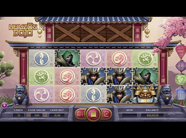  Hanzo's Dojo mobile slot game screenshot image