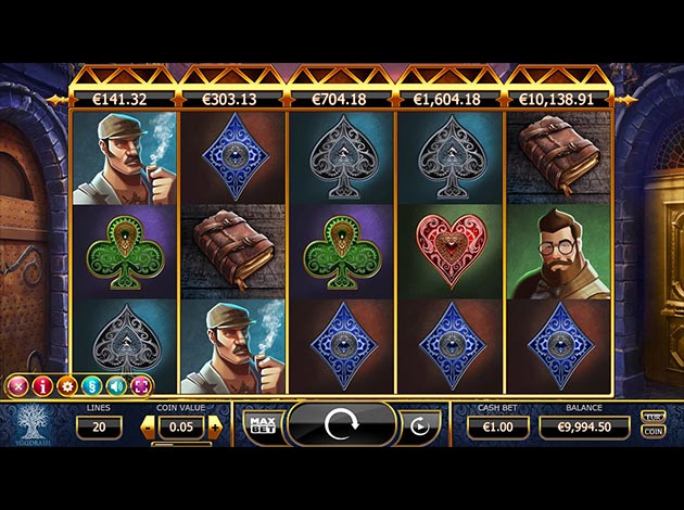  Holmes and the Stolen Stones mobile slot game screenshot image