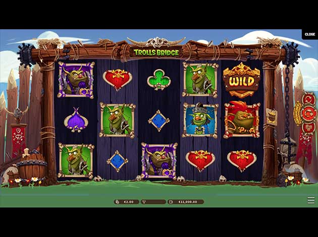  Trolls Bridge mobile slot game screenshot image